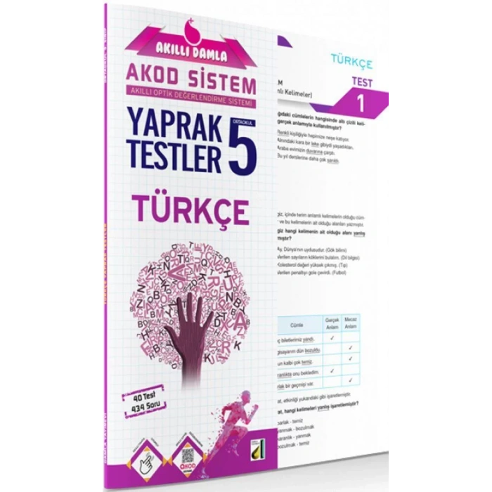 DAMLA 5.SINIF TÜRKÇE YAPRAK TEST
