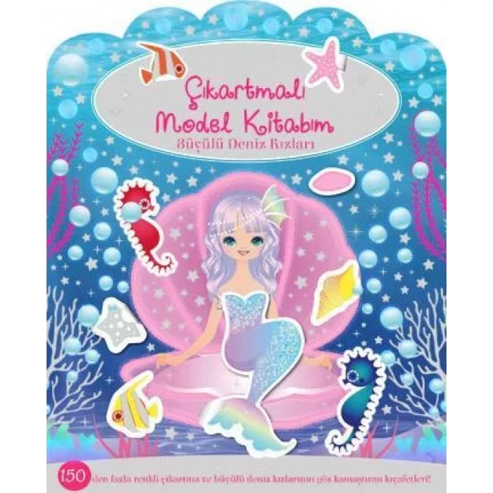 ÇIKARTMALI MODEL BÜYÜLÜ DENİZ KIZLARI - ALTIN