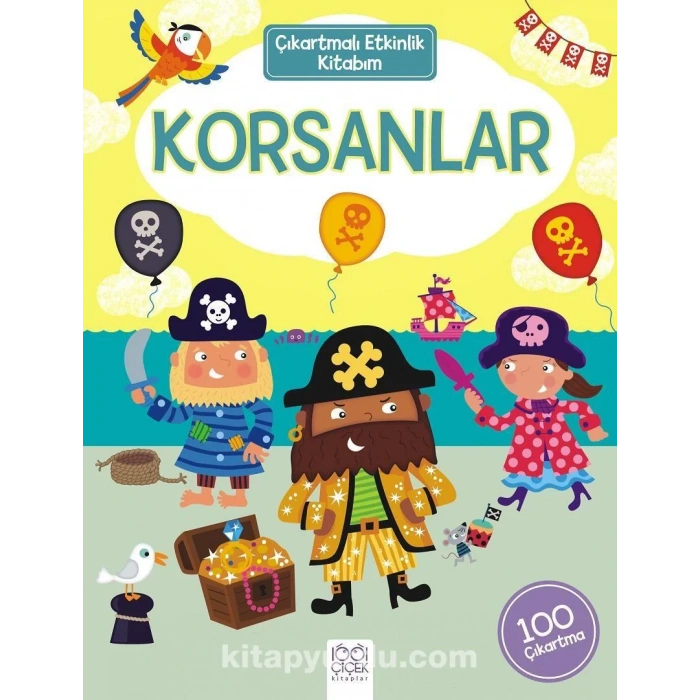 ÇIKARTMALI KORSANLAR KİTABIM - 1001 ÇİÇEK