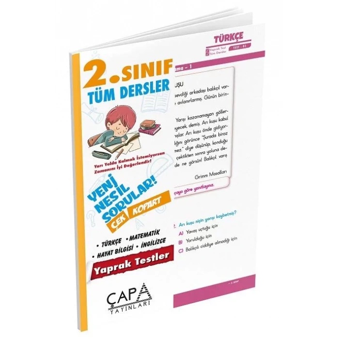 ÇAPA 2.SINIF TÜM DERSLER YAPRAK TEST