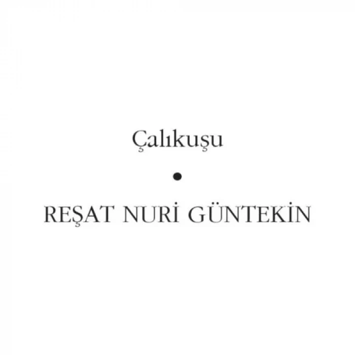 ÇALIKUŞU - İNKILAP
