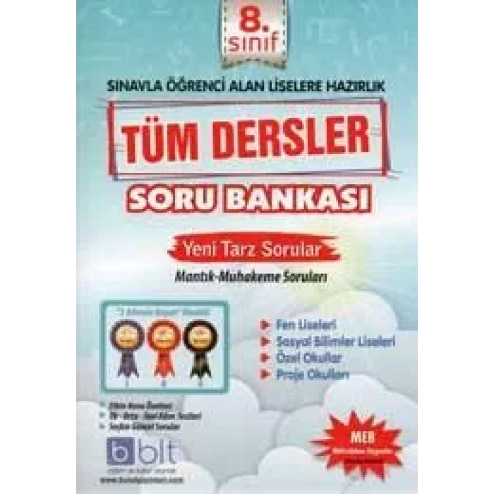 BLT 8. SINIF TÜM DERSLER SORU BANKASI