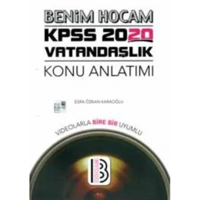 BENİM HOCAM KPSS VATANDAŞLIK KONU ANLATIMI 2020