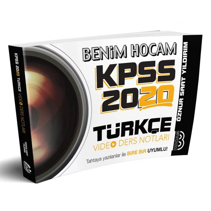 BENİM HOCAM KPSS 2020 TÜRKÇE VİDEO DERS NOTLARI