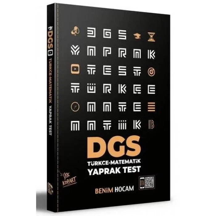 BENİM HOCAM ALES DGS 2021 TÜRKÇE MATEMATİK YT.