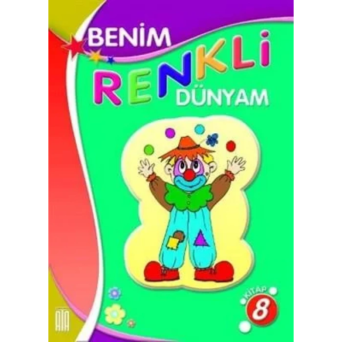 ATA İNCE BOYAMA BENİM RENKLİ DÜNYAM 10 KİTAP