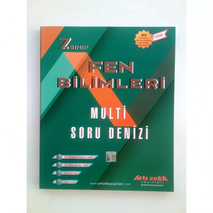 ARTI ZEKA 7.SINIF FEN BİLİMLERİ MULTİ SORU DENİZİ