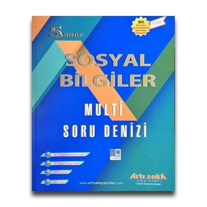 ARTI ZEKA 5.SINIF SOSYAL BİLGİLER MULTİ SORU DENİZ