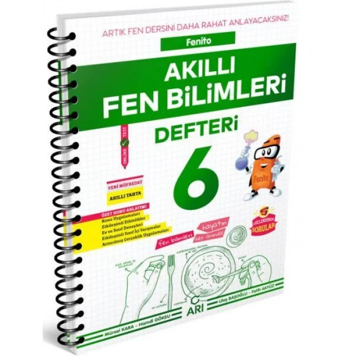 ARI 6.SINIF AKILLI FEN BİLİMLERİ DEFTERİ
