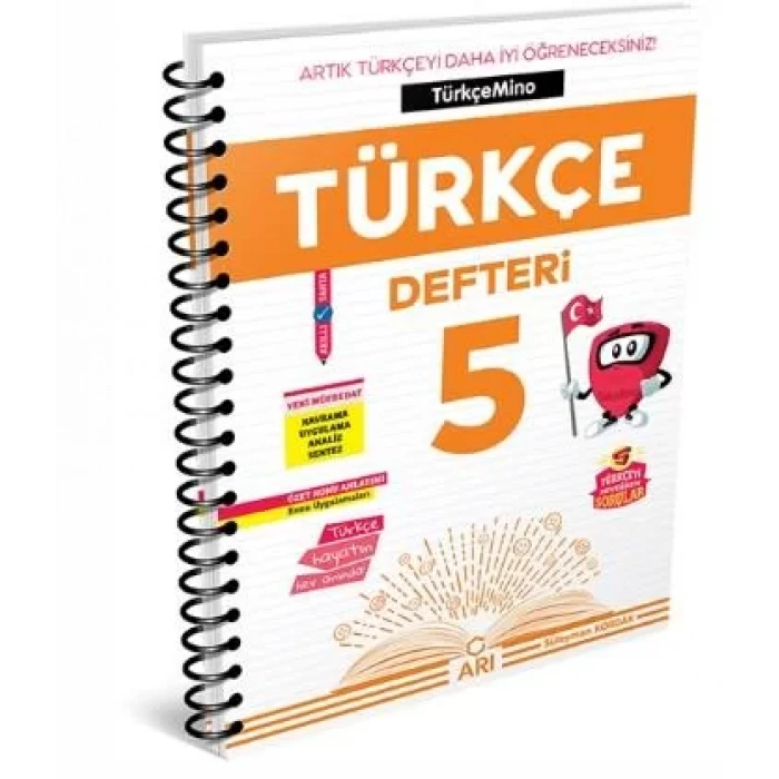 ARI 5.SINIF AKILLI TÜRKÇE DEFTERİ 2020