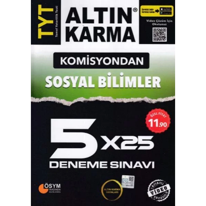 ALTIN KARMA TYT KOMİSYONDAN SOSYAL BİLİMLER DENEME