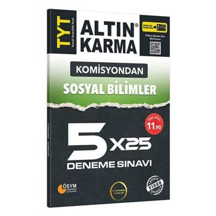ALTIN KARMA TYT KOMİSYONDAN SOSYAL BİLİMLER DENEME
