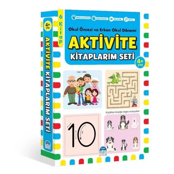 AKTİVİTE KİTAPLARIM SETİ 4 YAŞ - MARTI
