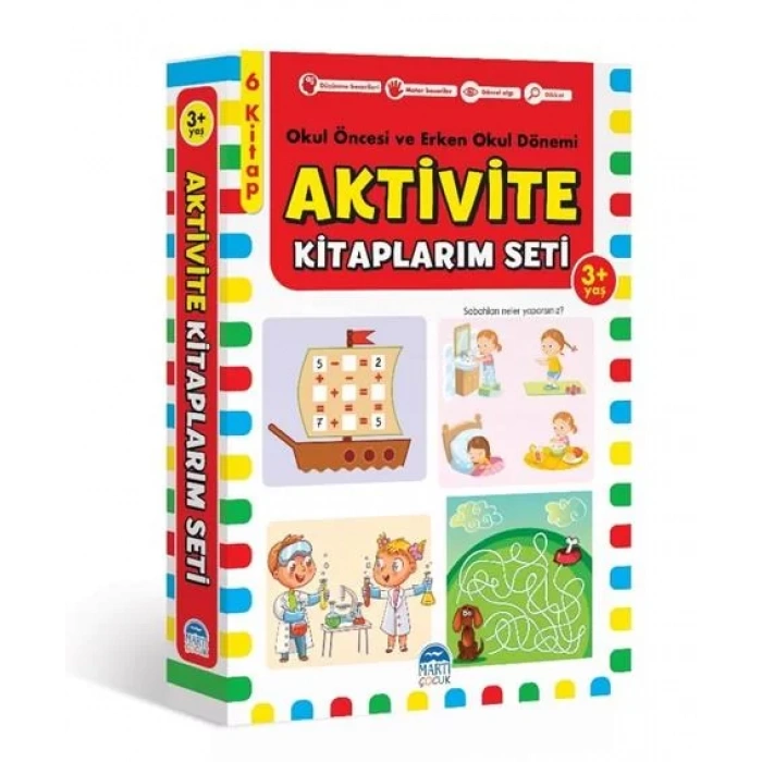 AKTİVİTE KİTAPLARIM SETİ 3 YAŞ - MARTI