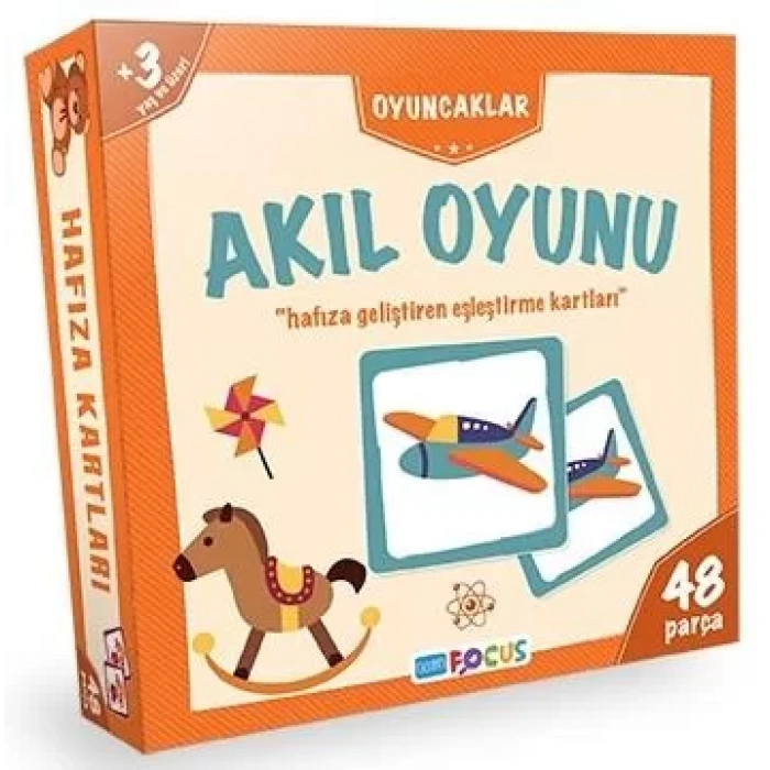 AKIL OYUNU OYUNCAKLAR HAFIZA KARTLARI - BLUE FOCUS