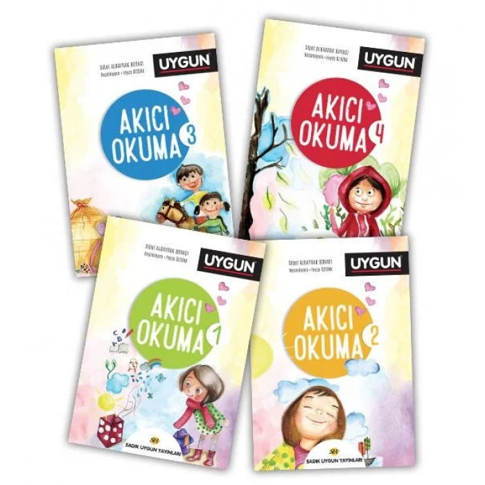 AKICI OKUMA KİTAP SETİ (4 KİTAP) - SADIK UYGUN YAY