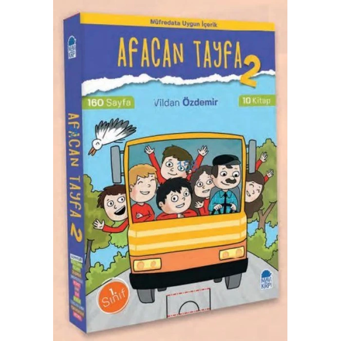 AFACAN TAYFA 2 (1.SINIF) (10KİTAP) - MAVİ KİRPİ