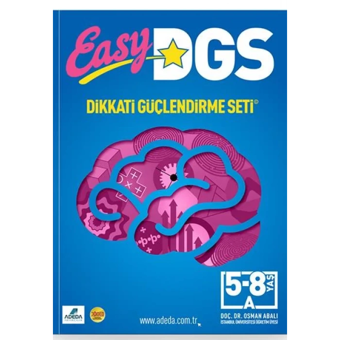ADEDA EASY DGS DİKKATİ GÜÇLENDİRME SETİ 5-8 YAŞ A