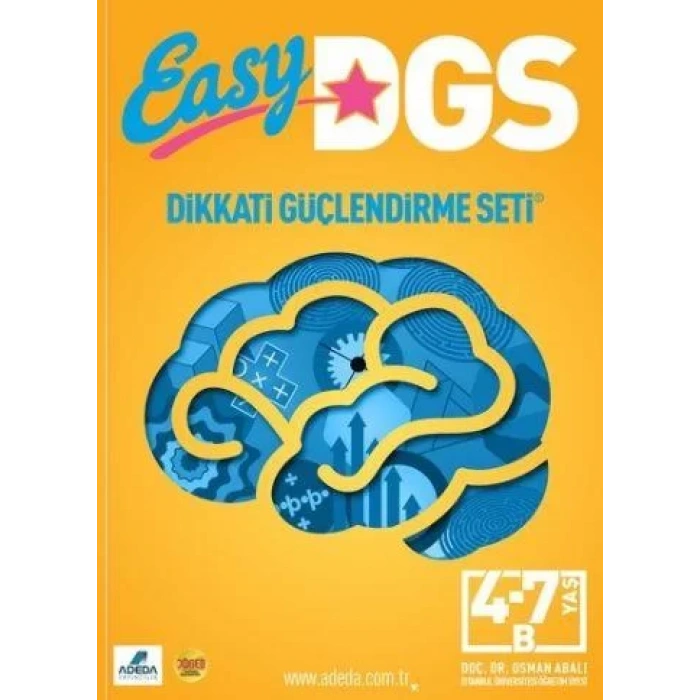 ADEDA EASY DGS DİKKATİ GÜÇLENDİRME SETİ 4-7 YAŞ B