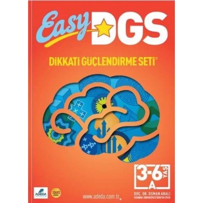 ADEDA EASY DGS DİKKATİ GÜÇLENDİRME SETİ 3-6 YAŞ A