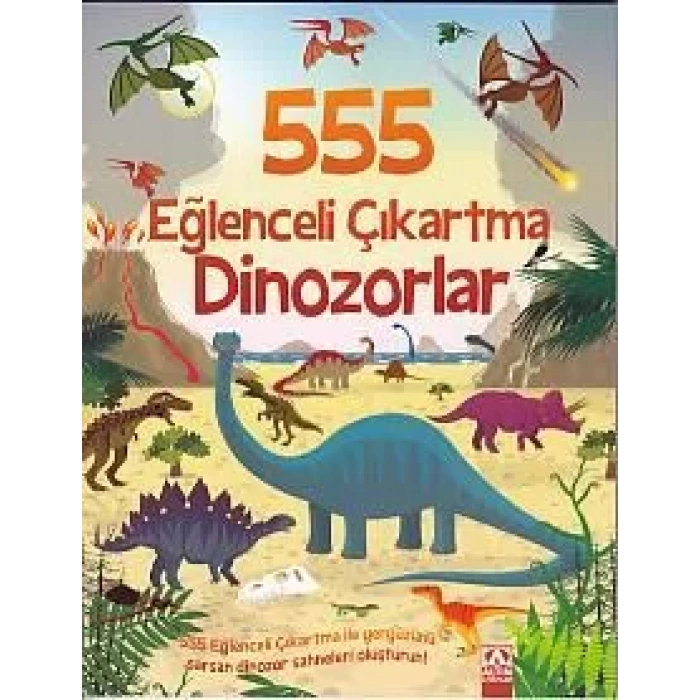 555 EĞLENCELİ ÇIKARTMA DİNOZORLAR - ALTIN
