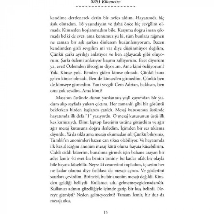 3391 KİLOMETRE - İNDİGO