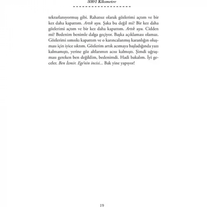 3391 KİLOMETRE - İNDİGO