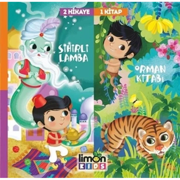 2 HİKAYE 1 KİTAP SİHİRLİ LAMBA-ORMAN KİTABI