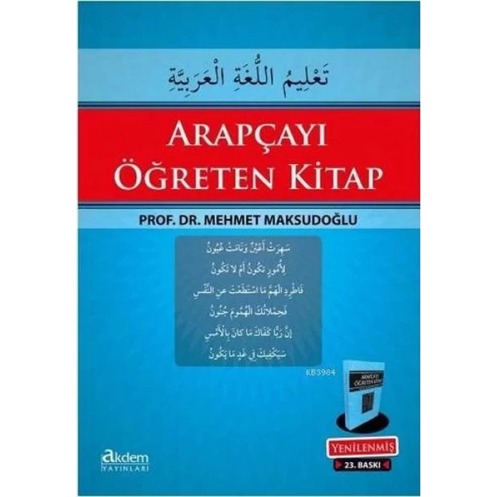 AKDEM ARAPÇAYI ÖĞRETEN KİTAP