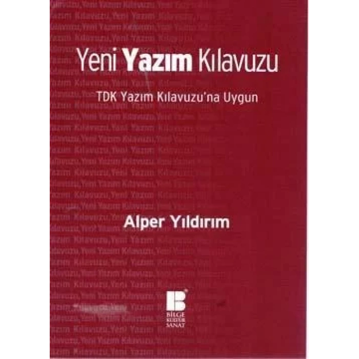 BİLGE KÜLTÜR YAZIM KILAVUZU