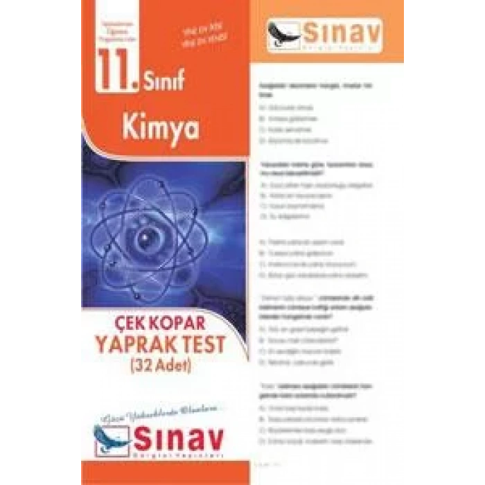 SINAV 11.SINIF KİMYA YAPRAK TEST