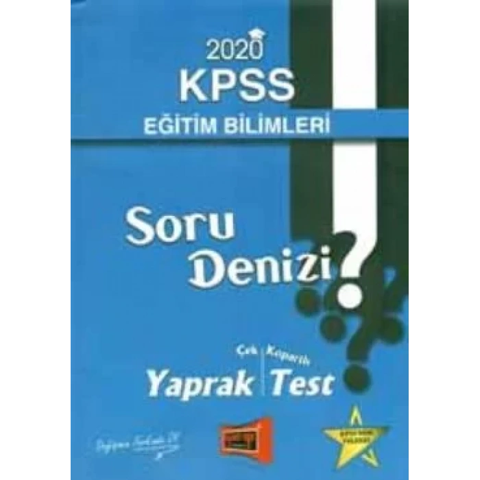 YARGI KPSS EĞİTİM BİLİMLERİ SORU DENİZİ YAPRAK T.