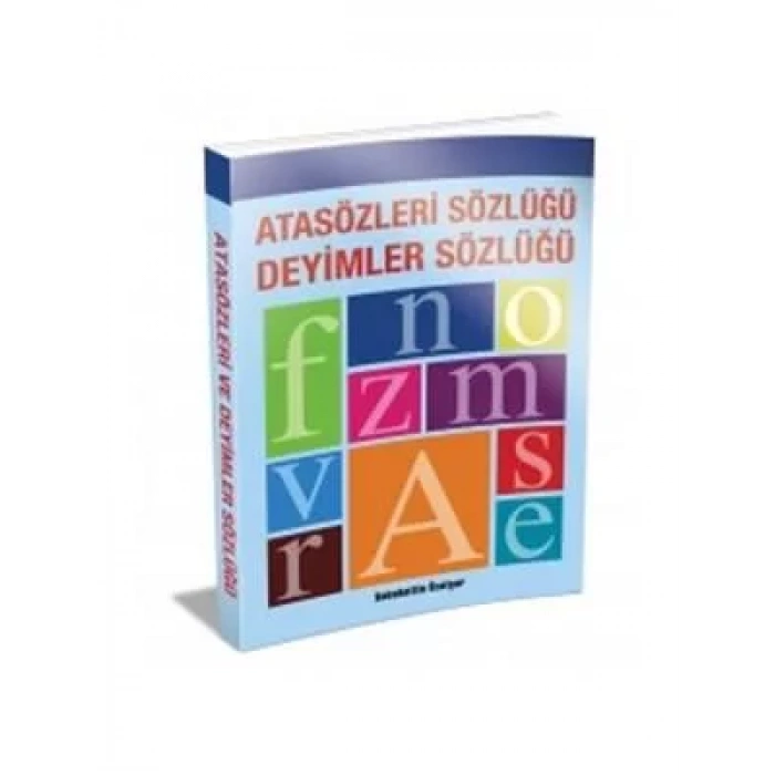 EMA ATASÖZLERİ DEYİMLER SÖZLÜĞÜ KARTON KAPAK