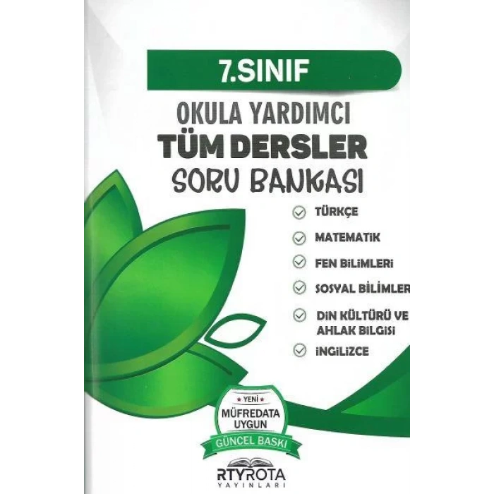 ROTA 7.SINIF TÜM DERSLER SORU BANKASI