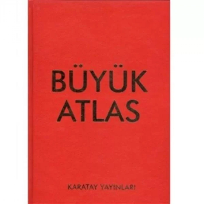 KARATAY BÜYÜK ATLAS CİLTLİ