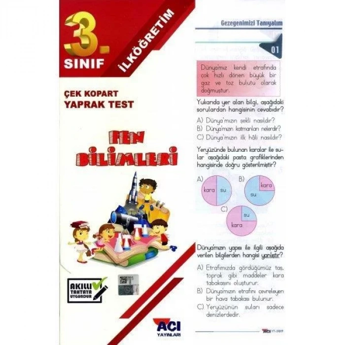 AÇI 3.SINIF FEN BİLİMLERİ YAPRAK TEST