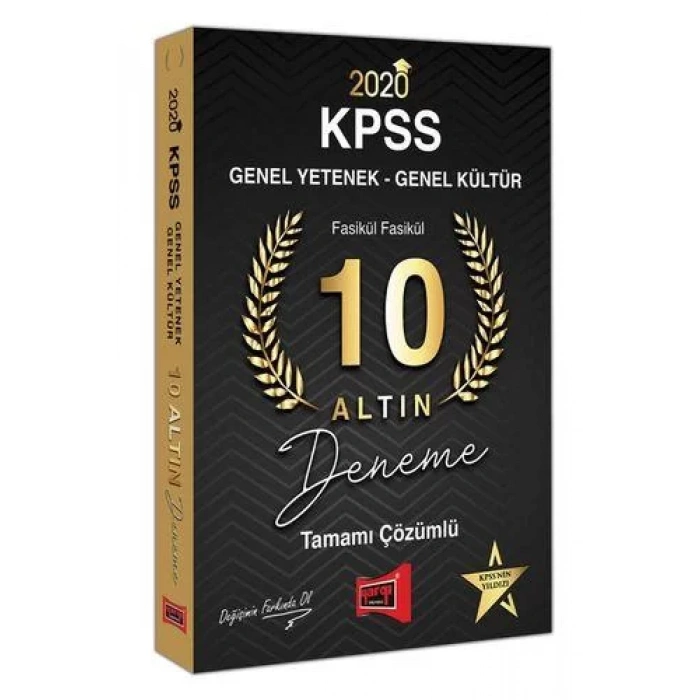 YARGI KPSS GKGY 10 ALTIN DENEME TAM. ÇÖZ.