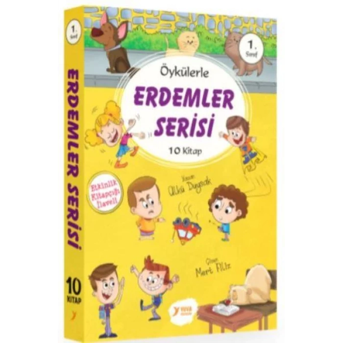 YUVA ÖYKÜLERLE ERDEMLER SERİSİ 1.SINIF 10 KİTAP