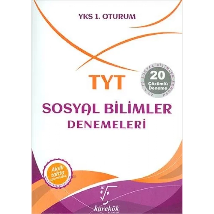 KAREKÖK TYT SOSYAL BİLİMLER 20 DENEME (ÇÖZÜMLÜ)