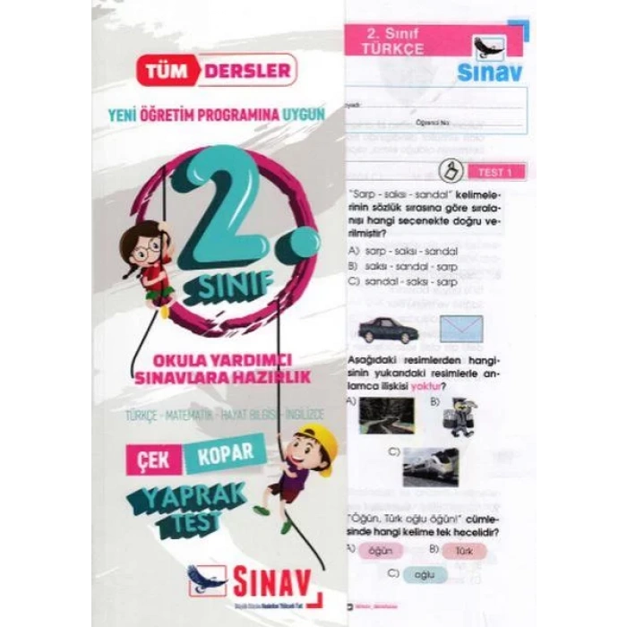 SINAV 2.SINIF TÜM DERSLER YAPRAK TEST