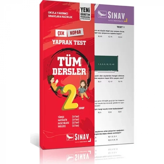 SINAV 2.SINIF TÜM DERSLER YAPRAK TEST