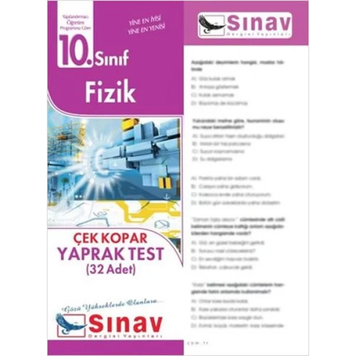 SINAV 10.SINIF FİZİK YAPRAK TEST