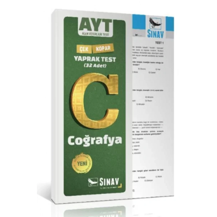 SINAV AYT COĞRAFYA YAPRAK TEST