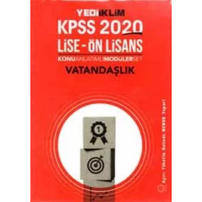 YEDİİKLİM KPSS LİSE ÖN LİSANS KA MÖDÜLER SET