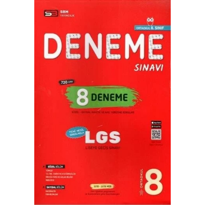 SBM 8.SINIF DENEME (8 DENEME)