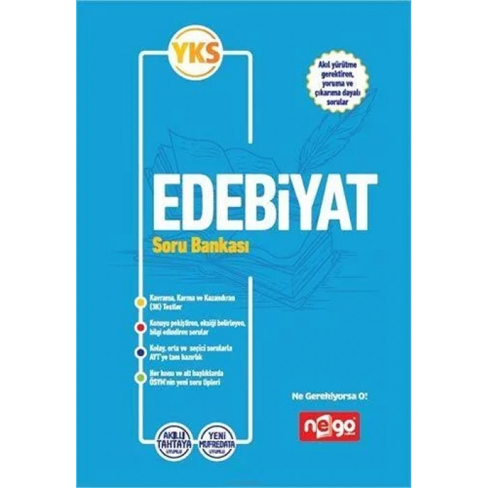 NEGO YKS EDEBİYAT SORU BANKASI