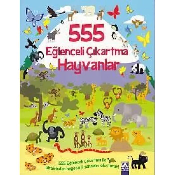555 EĞLENCELİ ÇIKARTMA HAYVANLAR - ALTIN