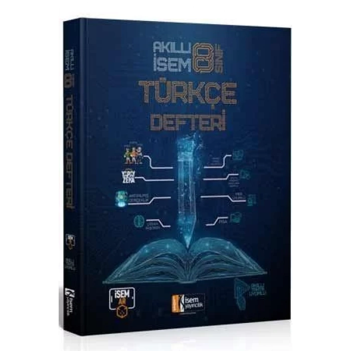 8. Sınıf Akıllı İsem Türkçe Defteri
