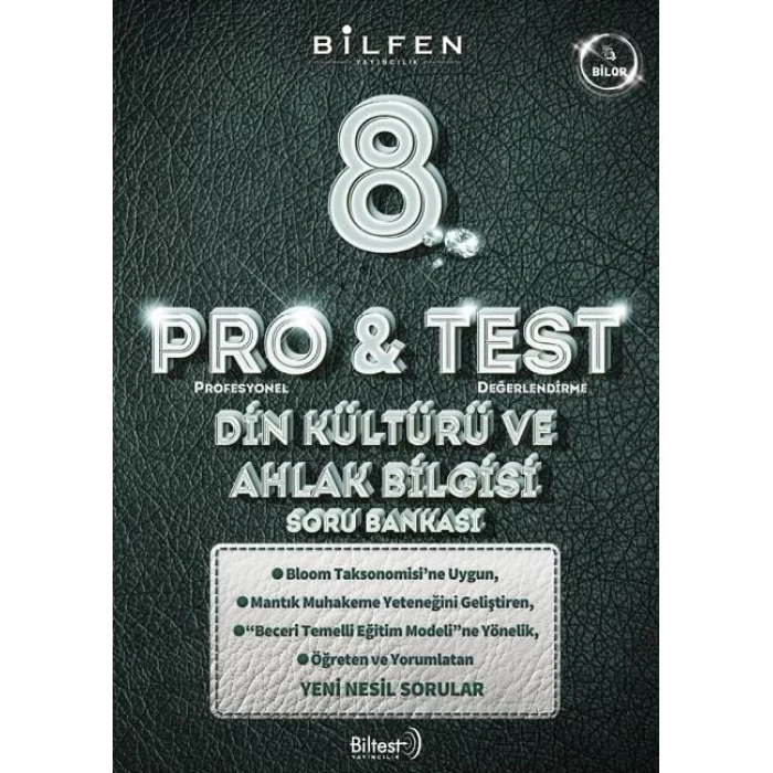 8. SINIF PRO&TEST DİN KÜLTÜRÜ VE AHLAK BİLGİSİ SORU BANKASI
