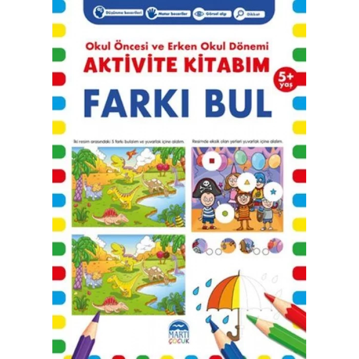 Aktivite Kitabım-Farkı Bul 5+